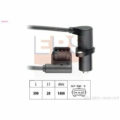 Esclusivo EPS Made in Italy - OE Equivalent 1.953.071 Sensore, Posizione Albero a Camme