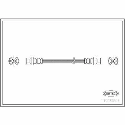 CORTECO 19032603 Flessibile del Freno Occasione Imperdibile