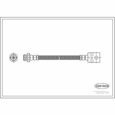 CORTECO 19032751 Flessibile del Freno Offerta Limitata