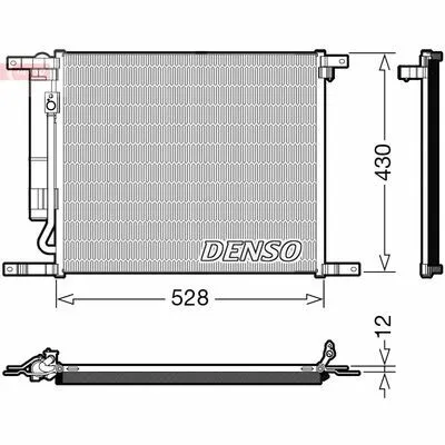 Consegna Rapida DENSO DCN15009 Condensatore, Climatizzatore