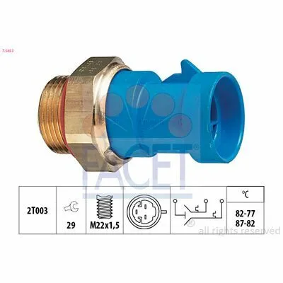 Compra Online FACET Made in Italy - OE Equivalent 7.5653 Sensore, Temperatura Refrigerante