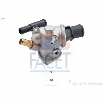 FACET Made in Italy - OE Equivalent 7.8121 Termostato, Refrigerante Novità