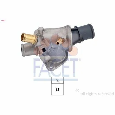 FACET Made in Italy - OE Equivalent 7.8151 Termostato, Refrigerante Subito Disponibile