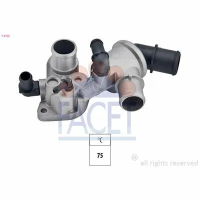 Offerta Speciale FACET Made in Italy - OE Equivalent 7.8158 Termostato, Refrigerante