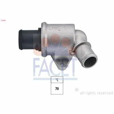 Popolare FACET Made in Italy - OE Equivalent 7.8169 Termostato, Refrigerante