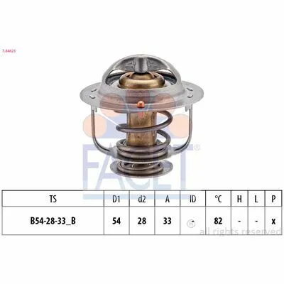 Offerta FACET Made in Italy - OE Equivalent 7.8462S Termostato, Refrigerante