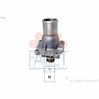 FACET Made in Italy - OE Equivalent 7.8738 Termostato, Refrigerante Quantità Limitata