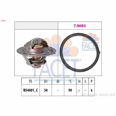 Compra Oggi Stesso FACET Made in Italy - OE Equivalent 7.8802 Termostato, Refrigerante