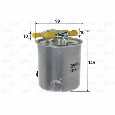Ultime Pezzi VALEO 587579 Filtro Carburante