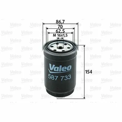 Offerta Limitata VALEO 587733 Filtro Carburante