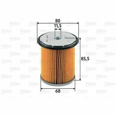 Scelto Dai Clienti VALEO 587912 Filtro Carburante