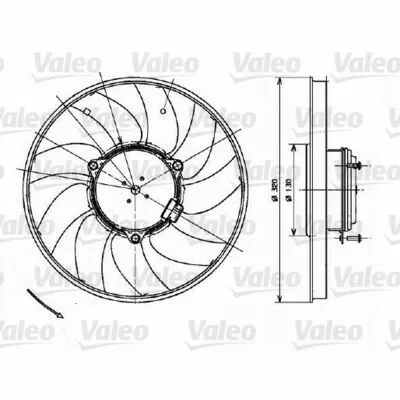 VALEO 696083 Ventola, Raffreddamento Motore Ultime Pezzi