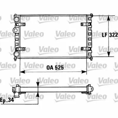 Occasione Imperdibile VALEO 730947 Radiatore, Raffreddamento Motore