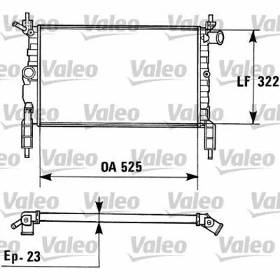 VALEO 730975 Radiatore, Raffreddamento Motore Super Prezzo