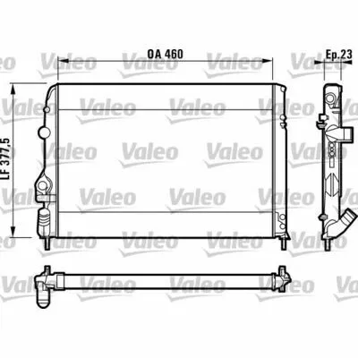 VALEO 732559 Radiatore, Raffreddamento Motore Offerta