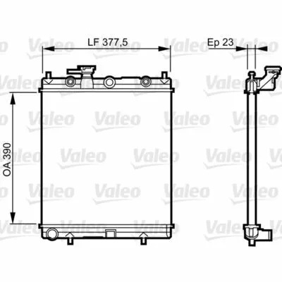 VALEO 732718 Radiatore, Raffreddamento Motore Reso Gratuito