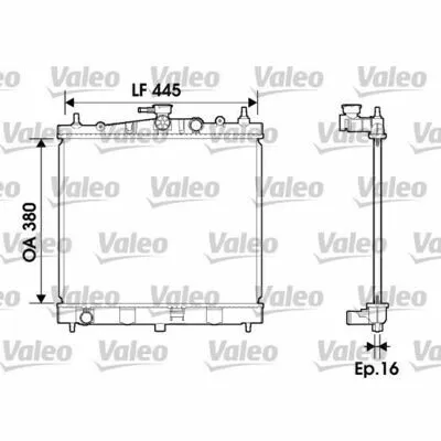 VALEO 734246 Radiatore, Raffreddamento Motore Sconto