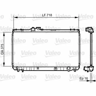 VALEO 734498 Radiatore, Raffreddamento Motore Ultime Pezzi
