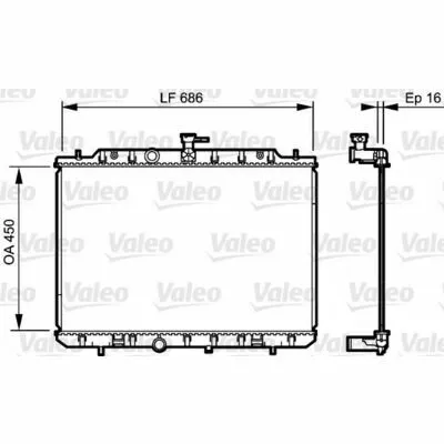 VALEO 735205 Radiatore, Raffreddamento Motore Subito Disponibile