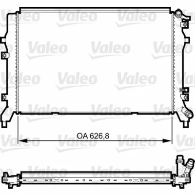 VALEO 735375 Radiatore, Raffreddamento Motore Non Perdere