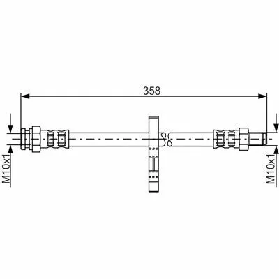 Quantità Limitata BOSCH 1 987 481 019 Flessibile del Freno