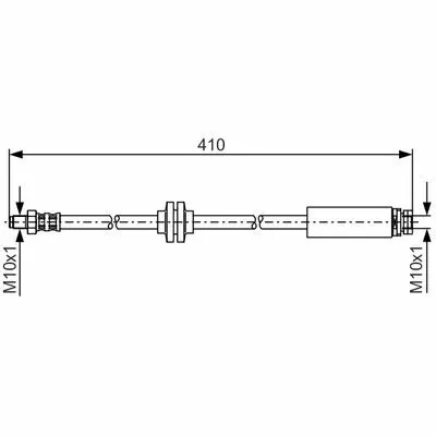BOSCH 1 987 481 022 Flessibile del Freno Occasione Imperdibile