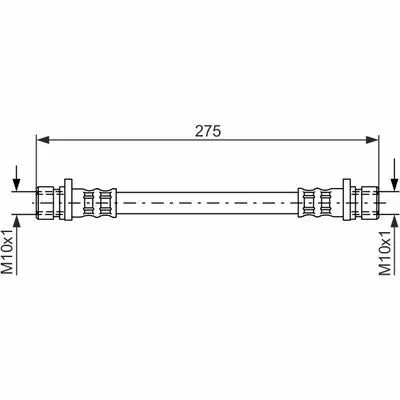 BOSCH 1 987 481 210 Flessibile del Freno Super Prezzo