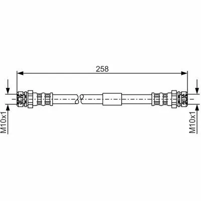 BOSCH 1 987 481 369 Flessibile del Freno Soddisfatti O Rimborsati