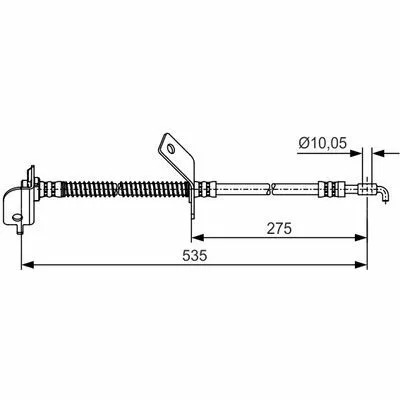 Super Prezzo BOSCH 1 987 481 415 Flessibile del Freno