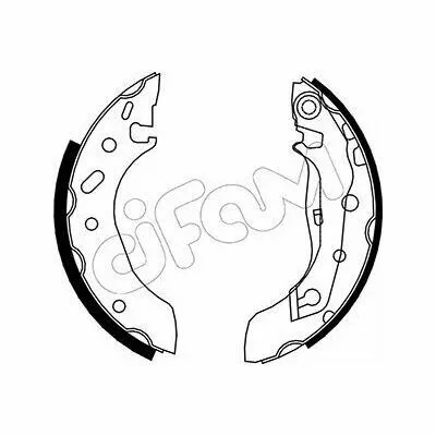 CIFAM 153-128 Kit Ganasce Freno Scelto Dai Clienti