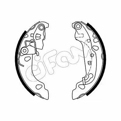 Miglior Prezzo CIFAM 153-137 Kit Ganasce Freno