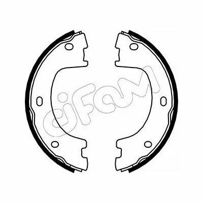 Saldi CIFAM 153-249 Kit Ganasce Freno