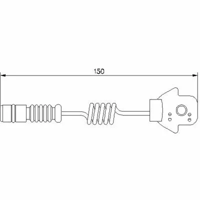 BOSCH 1 987 474 902 Contatto Segnalazione, Usura Past. Freno/mat. d‘Attrito Ultima Occasione