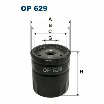 Offerta Lampo FILTRON OP 629 Filtro Olio