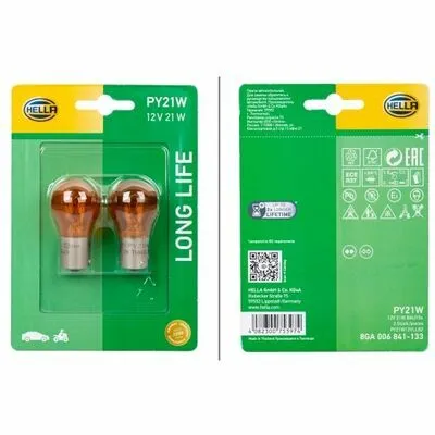 Di Tendenza HELLA LONG LIFE UP TO 3x LONGER LIFETIME 8GA 006 841-133 Lampadina, Indicatore Direzione