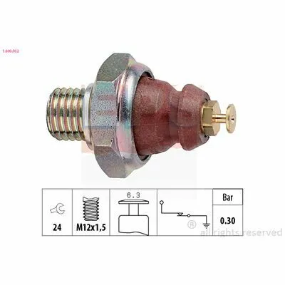Promo Stagionale EPS Made in Italy - OE Equivalent 1.800.052 Interruttore a Pressione Olio