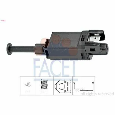 FACET Made in Italy - OE Equivalent 7.1055 Interruttore Luce Freno Popolare