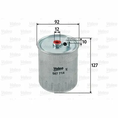 VALEO 587714 Filtro Carburante Scelto Dai Clienti