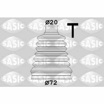 SASIC 2933083 Soffietto, Sterzo Economico