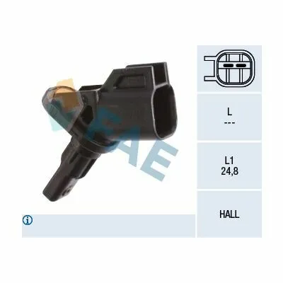 FAE 78180 Sensore, N° Giri Ruota Bestseller