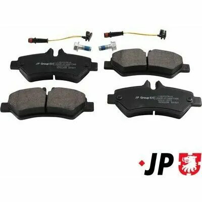 Offerta Lampo JP GROUP 1163707610 Kit Pastiglie Freno, Freno a Disco